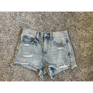 Pistola Women’s High Waist Denim Cut-Off Jean Shorts Distressed Size 25